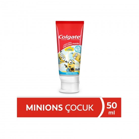 Colgate Çocuk Diş Macunu Minions 50ml 6+ Yaş