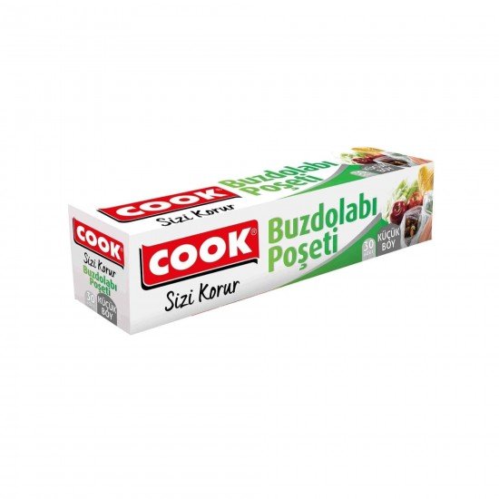 Cook Buzdolabı Poşeti Küçük Boy 20x30 Cm 30lu Cook Buzdolabı Poşeti Küçük Boy 20x30 Cm 30lu