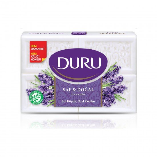 Duru Saf&Doğal Kalıp Sabun Lavanta 4x150 600 GR