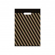 Ecoplast Takviyeli Poşet Çizgili 26X38 No:2 - 50'li Ecoplast Takviyeli Poşet Çizgili 26X38 No:2 - 50'li