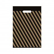 Ecoplast Takviyeli Poşet Çizgili 40X50 No:4 - 50'li Ecoplast Takviyeli Poşet Çizgili 40X50 No:4 - 50'li