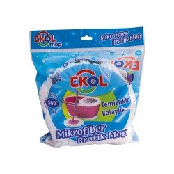 Ekol Mikrofiber Dönerbaşlı Mop Yedek