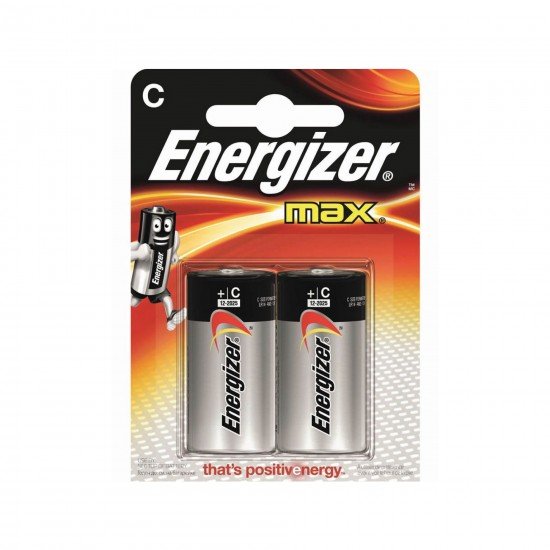Energizer Max C Size Orta Boy Pil 2Li Blister Energizer Max C Size Orta Boy Pil 2Li Blister