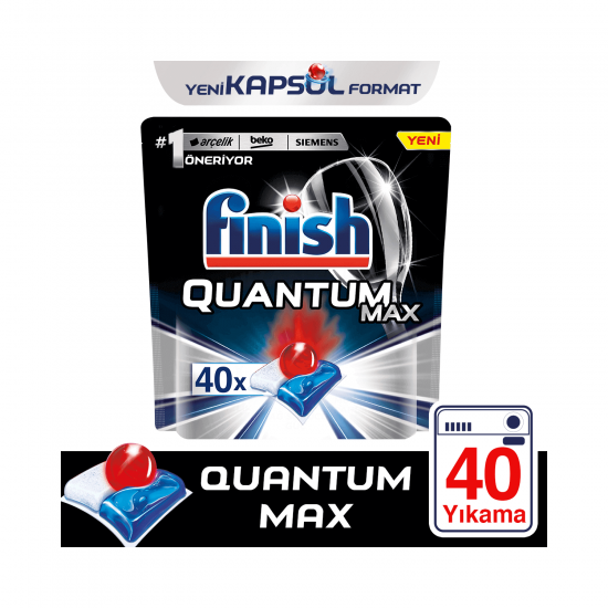 Finish Powerball Quantum Max Bulaşık Deterjanı 40 Kapsül Finish Powerball Quantum Max Bulaşık Deterjanı 40 Kapsül