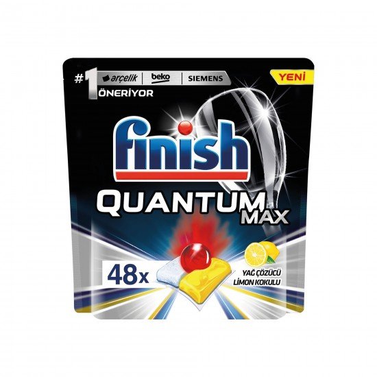 Finish Quantum Max Bulaşık Makinesi Deterjanı 48 Kapsül Limonlu Finish Quantum Max Bulaşık Makinesi Deterjanı 48 Kapsül Limonlu