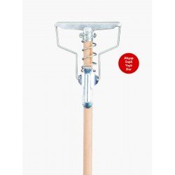 Flora FT793 Ahşap Dar Yaylı Islak Mop Aparatı
