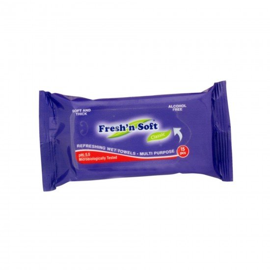 Freshn Soft Islak Cep Mendil 15li