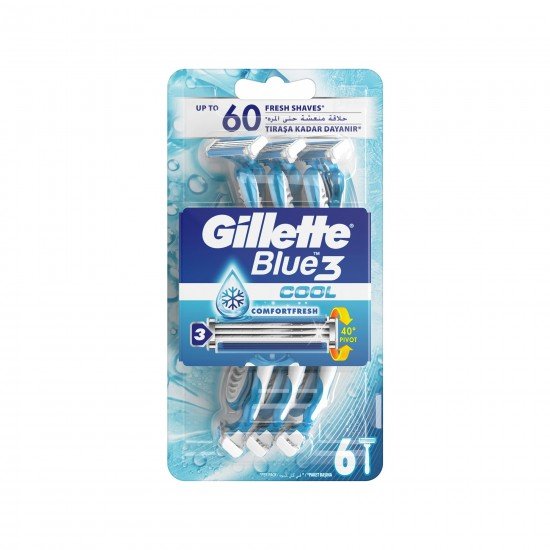 Gillette Blue3 Ice Tıraş Bıçağı 6 LI