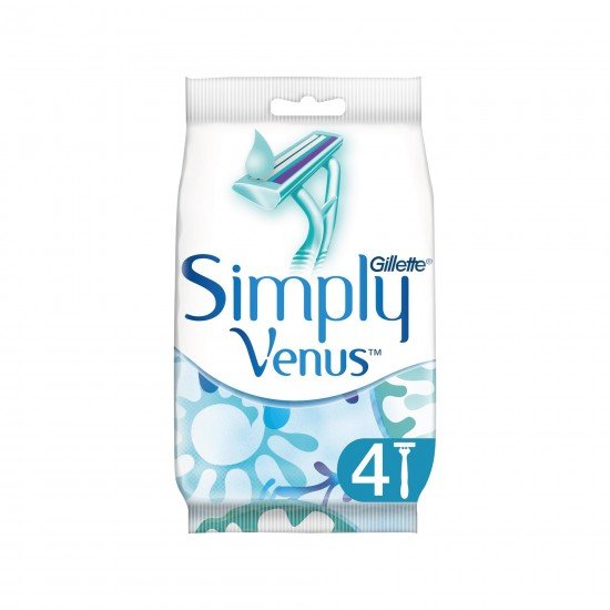 Gillette Simply Venus 2 Kadın Tıraş Bıçağı 4 LÜ