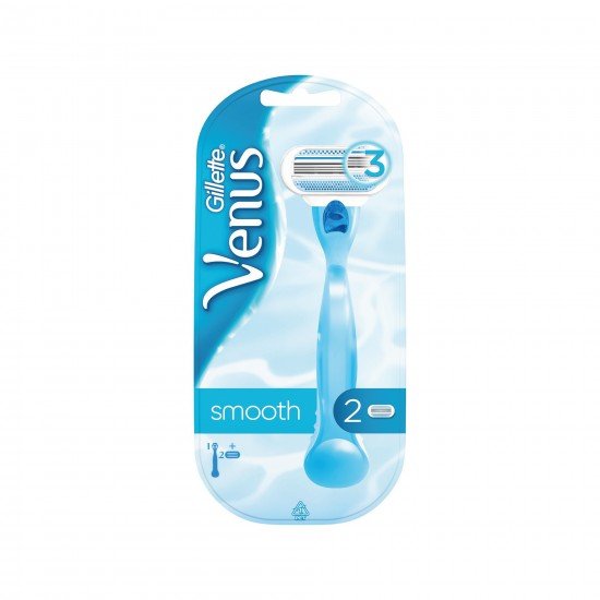 Gillette Venus Smooth Yedek Başlıklı Kadın Tıraş Makinesi