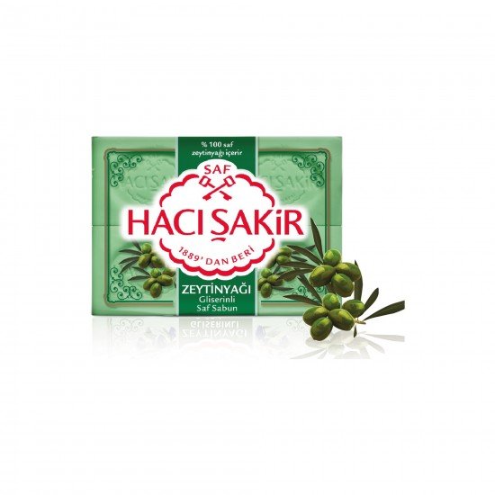 Hacı Şakir Gliserin & Zeytinyağı Kalıp Sabun 4x125 GR