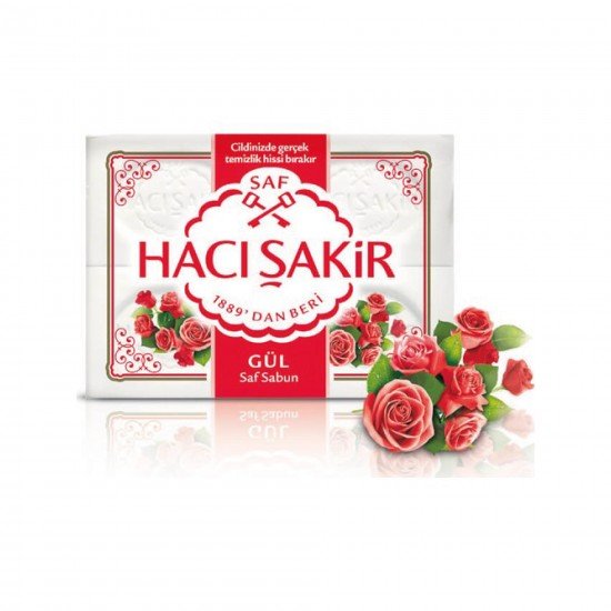 Hacı Şakir Saf Sabun Gül 600 GR