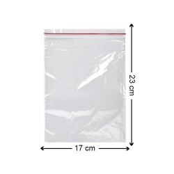 Kilitli Torba Poşet 17 x 23 100'lü Kilitli Torba Poşet 17 x 23 100'lü