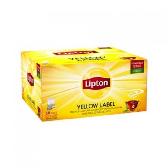 Lipton Yellow Label Bardak Poşet Çay 50 Adet 100 gr