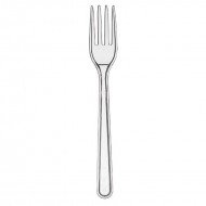 Live Life Lüks Plastik Kristal Çatal Şeffaf 100'lü Paket