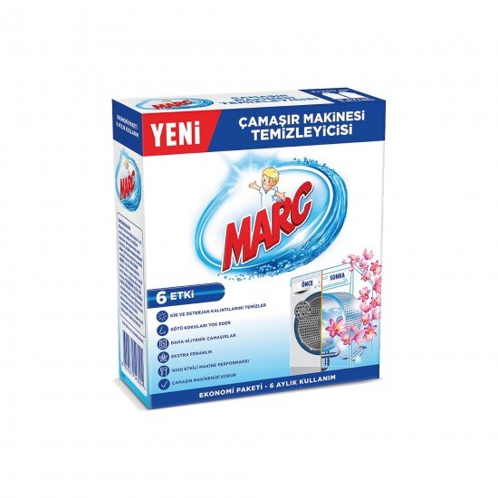 Marc Çamaşır Makinesi Temizleyicisi 2x250 ML