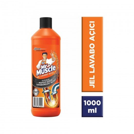 Mr Muscle Jel Lavabo Açıcı 1000 Ml