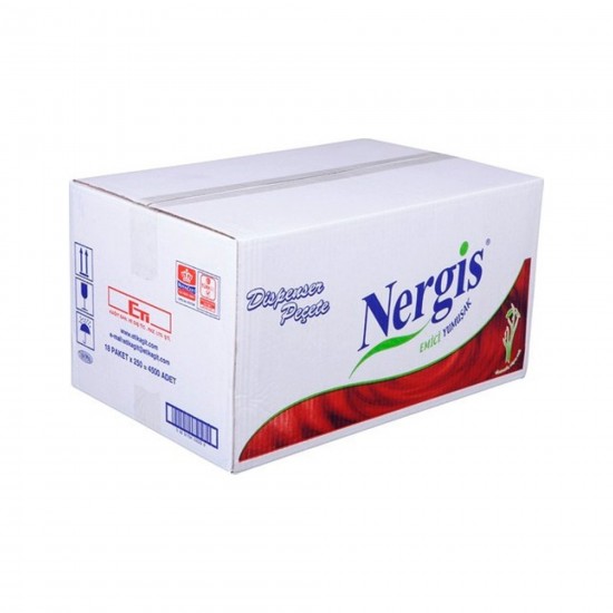 Nergis Dispenser Peçete 250li 1 Koli 18 Paket Nergis Dispenser Peçete 250li 1 Koli 18 Paket