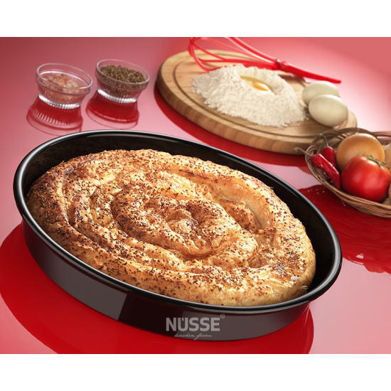 Nüsse Emaye Yuvarlak Fırın Tepsisi 40 Cm Nüsse Emaye Yuvarlak Fırın Tepsisi 40 Cm