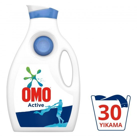 Omo Active Sıvı Çamaşır Deterjanı 1950 Ml Omo Active Sıvı Çamaşır Deterjanı 1950 Ml