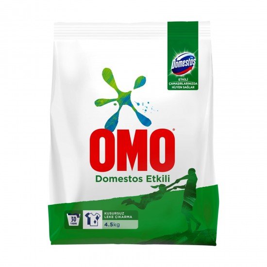 Omo Domestos Etkili Toz Çamaşır Deterjanı 4.5 KG 30 Yıkama Omo Domestos Etkili Toz Çamaşır Deterjanı 4.5 KG 30 Yıkama