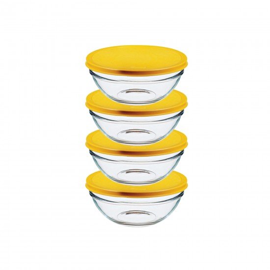 PASABAHCE CHEFS 53543 SAKLAMA KABI YUVARLAK 4 LU 120 MM PASABAHCE CHEFS 53543 SAKLAMA KABI YUVARLAK 4 LU 120 MM
