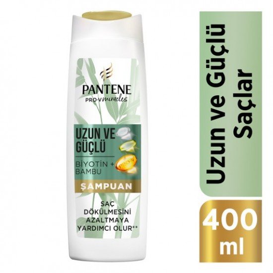 Pantene Miracles Bambu & Biotin Uzun Ve Güçlü Serisi Şampuan 400 Ml