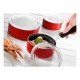 Papilla Redio Saklama Kabı Olabilen Tava Seti 7li Kırmızı (12cm+14cm+16cm) Papilla Redio Saklama Kabı Olabilen Tava Seti 7li Kırmızı (12cm+14cm+16cm)