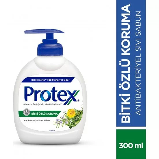 Protex Bitki Özlü Koruma Sıvı Sabun 300 Ml Protex Bitki Özlü Koruma Sıvı Sabun 300 Ml