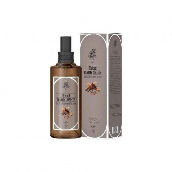 Rebul Dark Spice Spreyli Cam Şişe Kolonya 100 ml