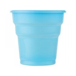 Roll-Up Plastik Meşrubat Bardağı Açık Mavi 180cc-7oz 25'li Roll-Up Plastik Meşrubat Bardağı Açık Mavi 180cc-7oz 25'li