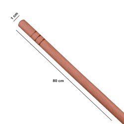 Ahşap Oklava İnce 10mm X 80 Cm Ahşap Oklava İnce 10mm X 80 Cm