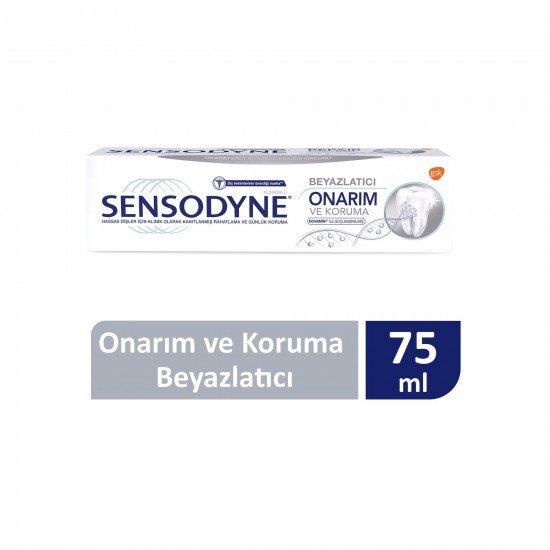 Sensodyne Onarım Ve Koruma Beyazlatıcı Diş Macunu 75 ml