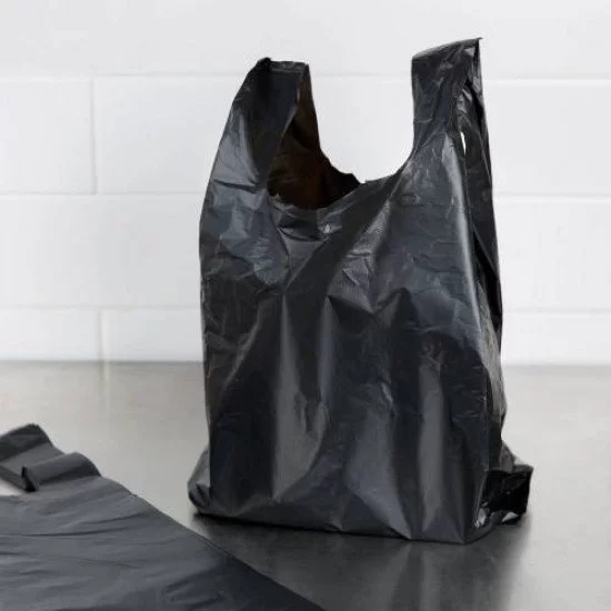 Siyah Atlet Market Poşeti Küçük Boy 25x45 Cm 1 Kg Siyah Atlet Market Poşeti Küçük Boy 25x45 Cm 1 Kg