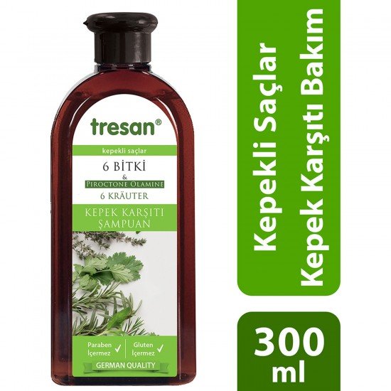 Tresan 6 Bitki Kepek Karşıtı Şampuan 300 Ml