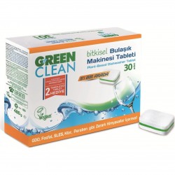 U Green Clean Bitkisel Bulaşık Makinesi Tableti 30'lu U Green Clean Bitkisel Bulaşık Makinesi Tableti 30'lu