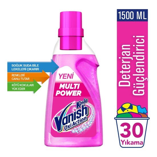 Vanish Kosla MultiPower Deterjan Güçlendirici 1500 Ml Vanish Kosla MultiPower Deterjan Güçlendirici 1500 Ml