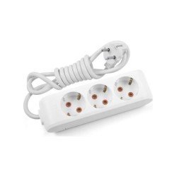 Viko Multi-Let Üçlü Priz Topraklı Kablolu Çocuk Korumalı 2 Metre-Beyaz