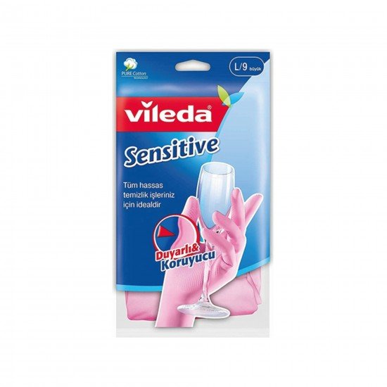 Vileda Sensitive Eldiven Hassas L - 9