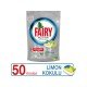 Fairy Platinum Bulaşık Makinesi Deterjanı Kapsülü Limon Kokulu 50 Yıkama