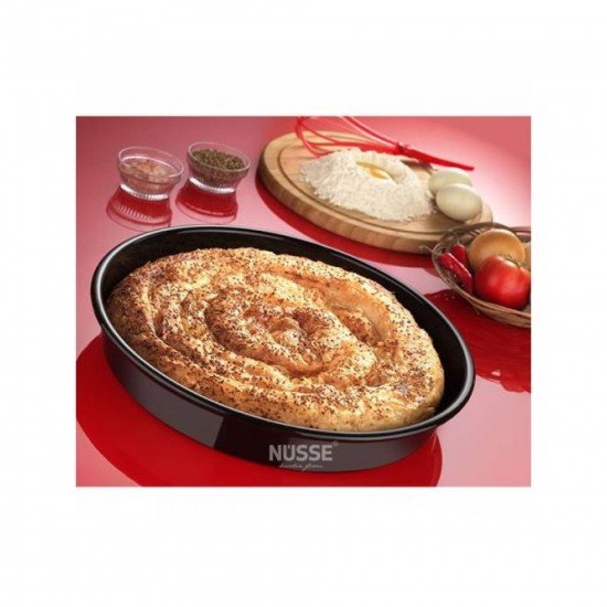 Nüsse Yuvarlak Emaye Tepsi 30 cm Nüsse Yuvarlak Emaye Tepsi 30 cm
