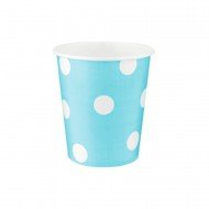 Roll-Up Mavi Puantiyeli Karton Bardak 8'Li Roll-Up Mavi Puantiyeli Karton Bardak 8'Li