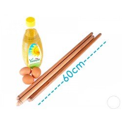 Ahşap Oklava 60 cm Kalın Ahşap Oklava 60 cm Kalın