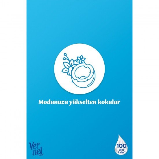 Vernel Max Mineral & Hindistan Cevizi Konsantre Çamaşır Yumuşatıcısı 1440ml, 60 Yıkama