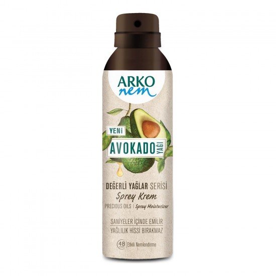 Arko Nem Değerli Yağlar Avokado Sprey Krem 150 Ml