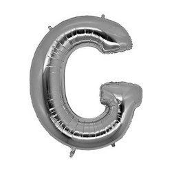 Folyo Balon G Harf Gümüş 40 İnc 100 Cm Folyo Balon G Harf Gümüş 40 İnc 100 Cm