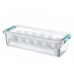 HobbyLife Dikdörtgen Kapaklı Grand Yumurta Saklama Kabı 12'li