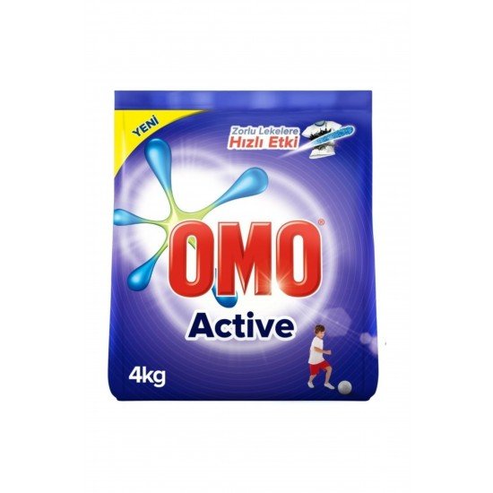 Omo Matik Toz Çamaşır Deterjanı Active 4 Kg Omo Matik Toz Çamaşır Deterjanı Active 4 Kg