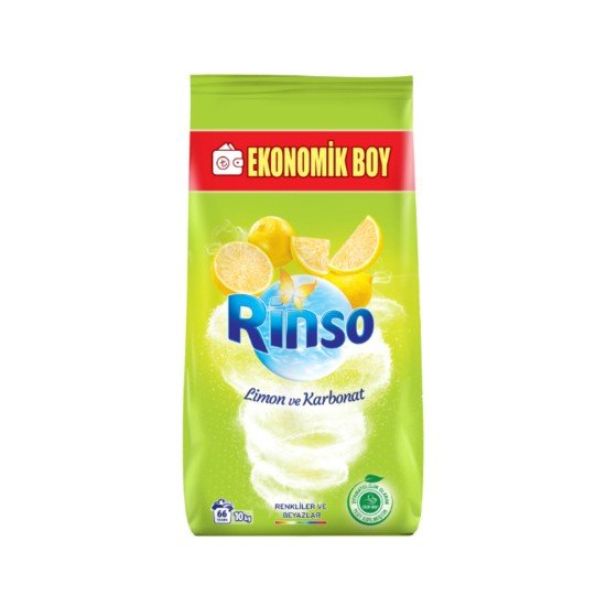 Rinso Matik Limon Ve Karbonat 66 Yıkama 10 Kg Rinso Matik Limon Ve Karbonat 66 Yıkama 10 Kg