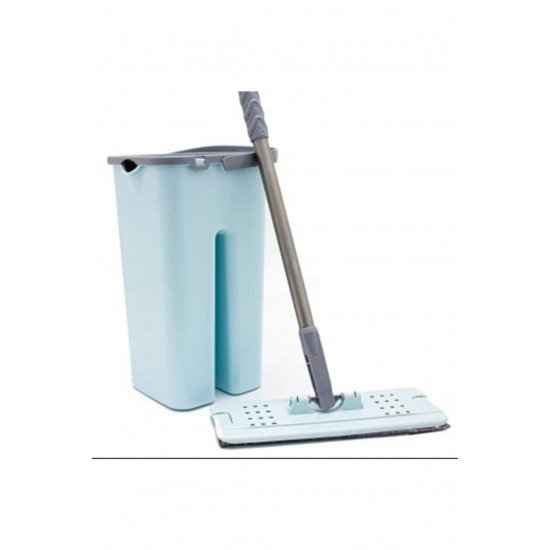Zambak Plastik Zambak Tablet Mop Pratik Temizlik Seti Mavi Zambak Plastik Zambak Tablet Mop Pratik Temizlik Seti Mavi
